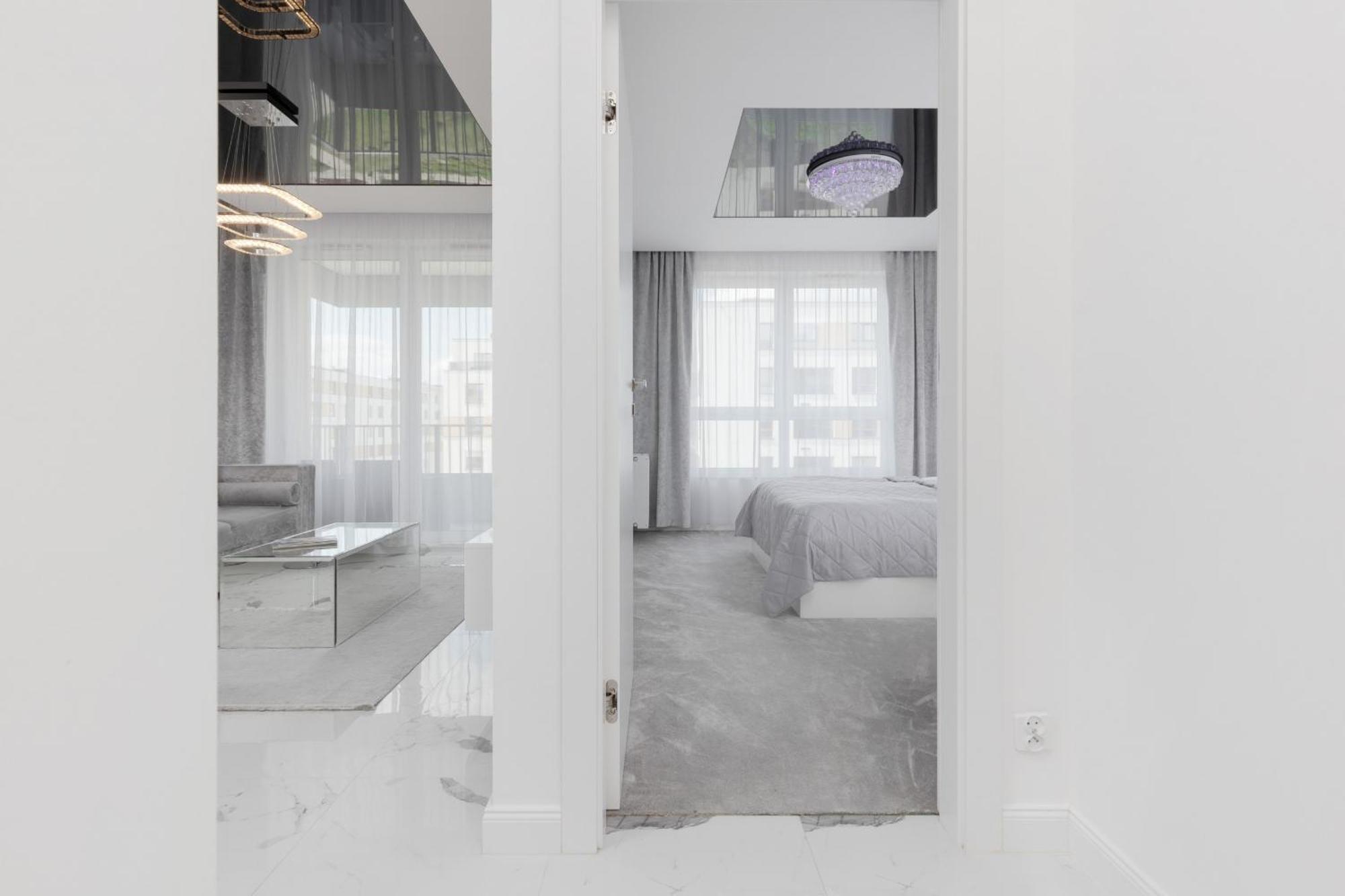 Elegant Apartments With Balcony & Parking Warsaw By Noclegi Renters Bagian luar foto